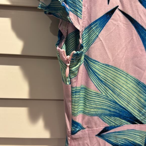 Olivaceous NWOT Maxi colorful floral Dress with side zipper. - Picture 6 of 10